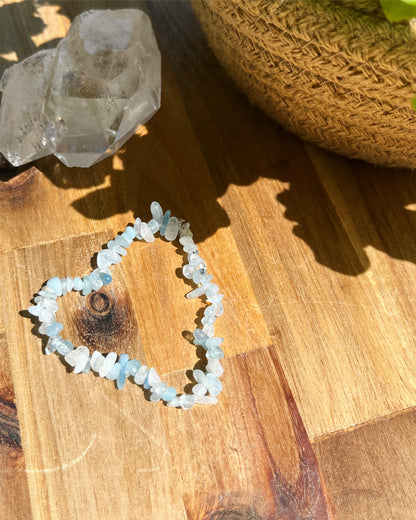 Aquamarine - Bracelet - Graviers