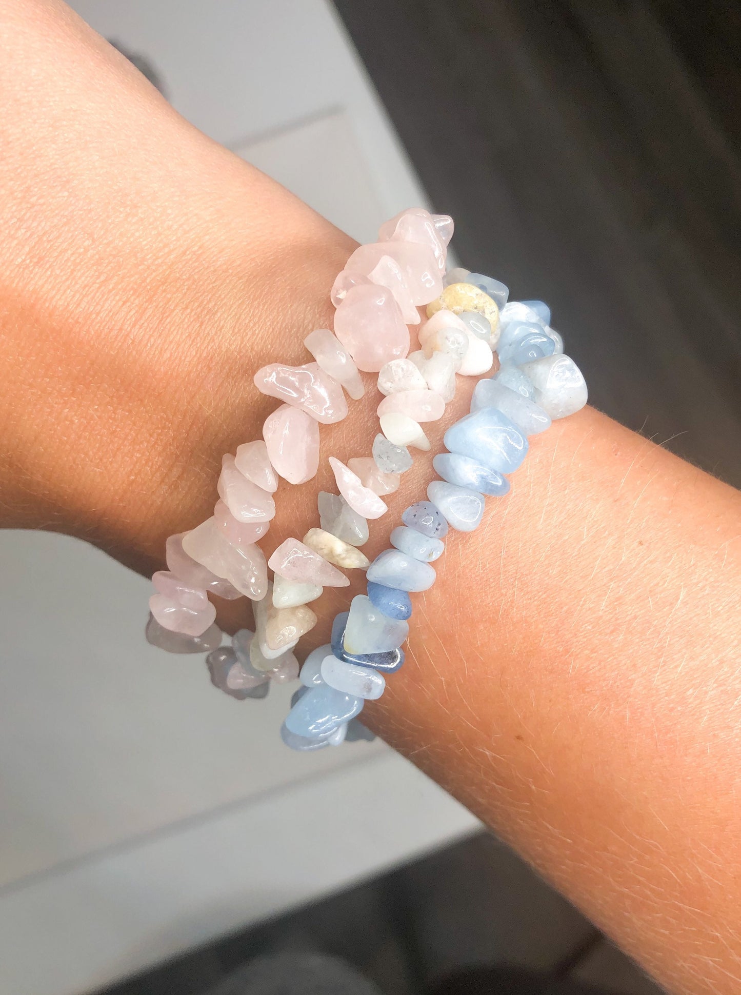 Aquamarine - Bracelet - Graviers