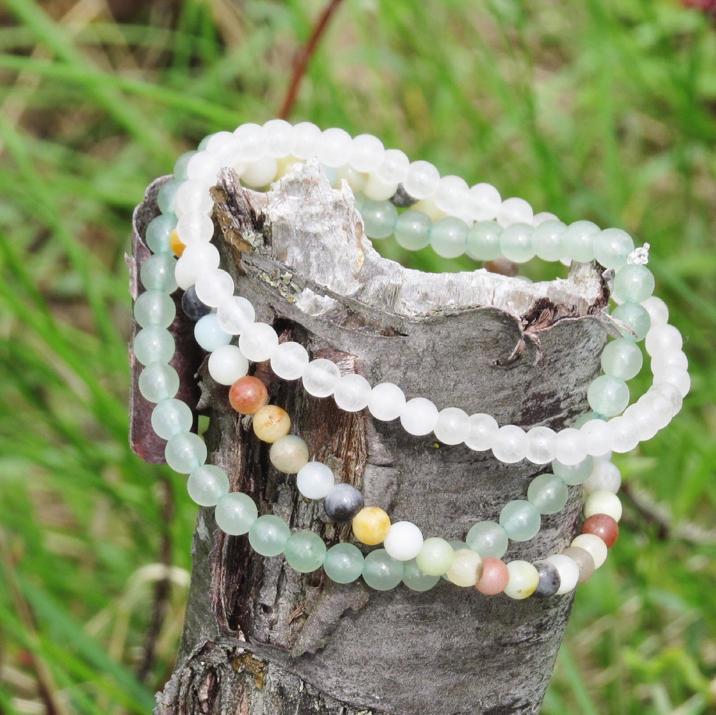 Amazonite multicolore - Bracelets - Petites Pierres