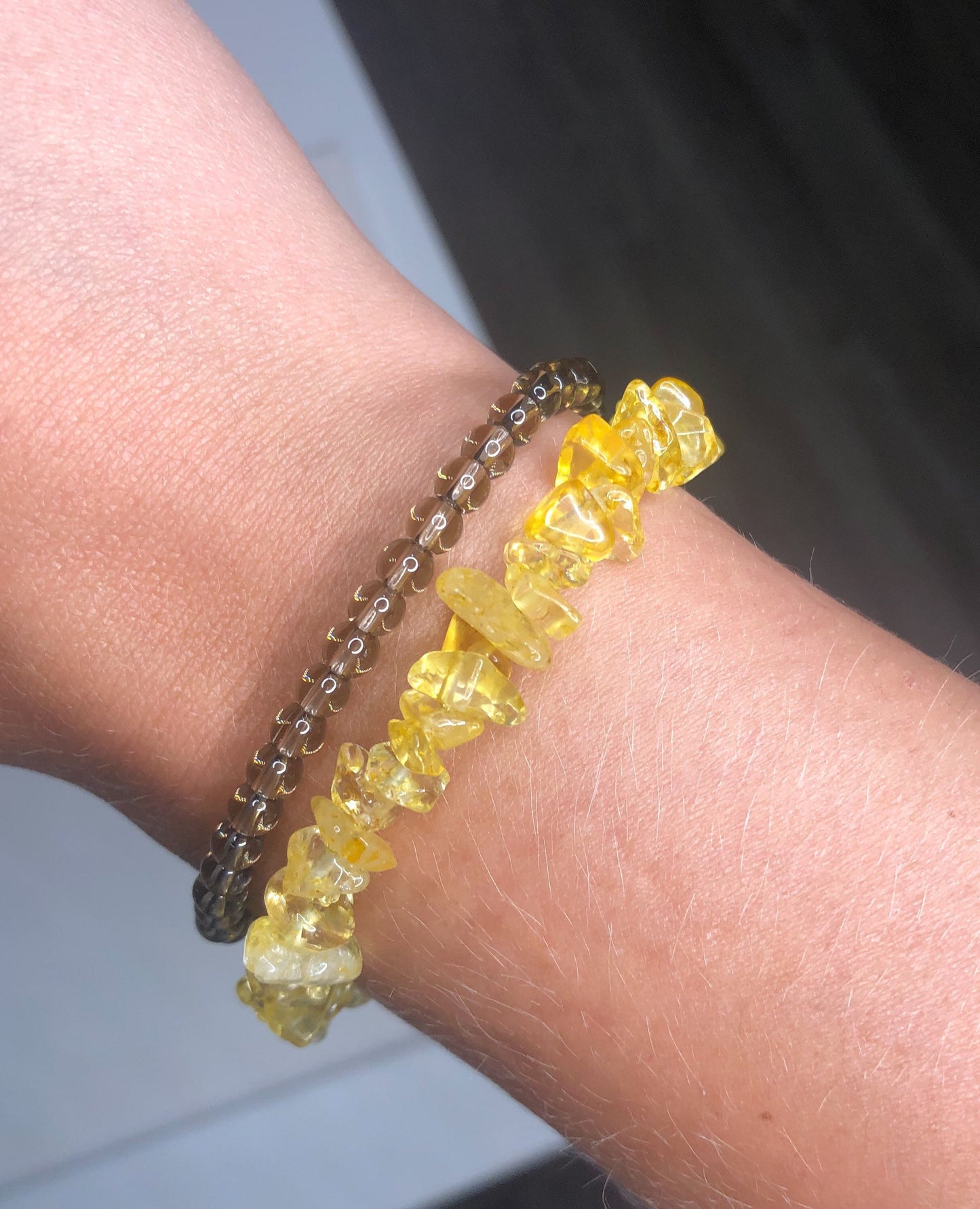 Citrine - Bracelet - Graviers