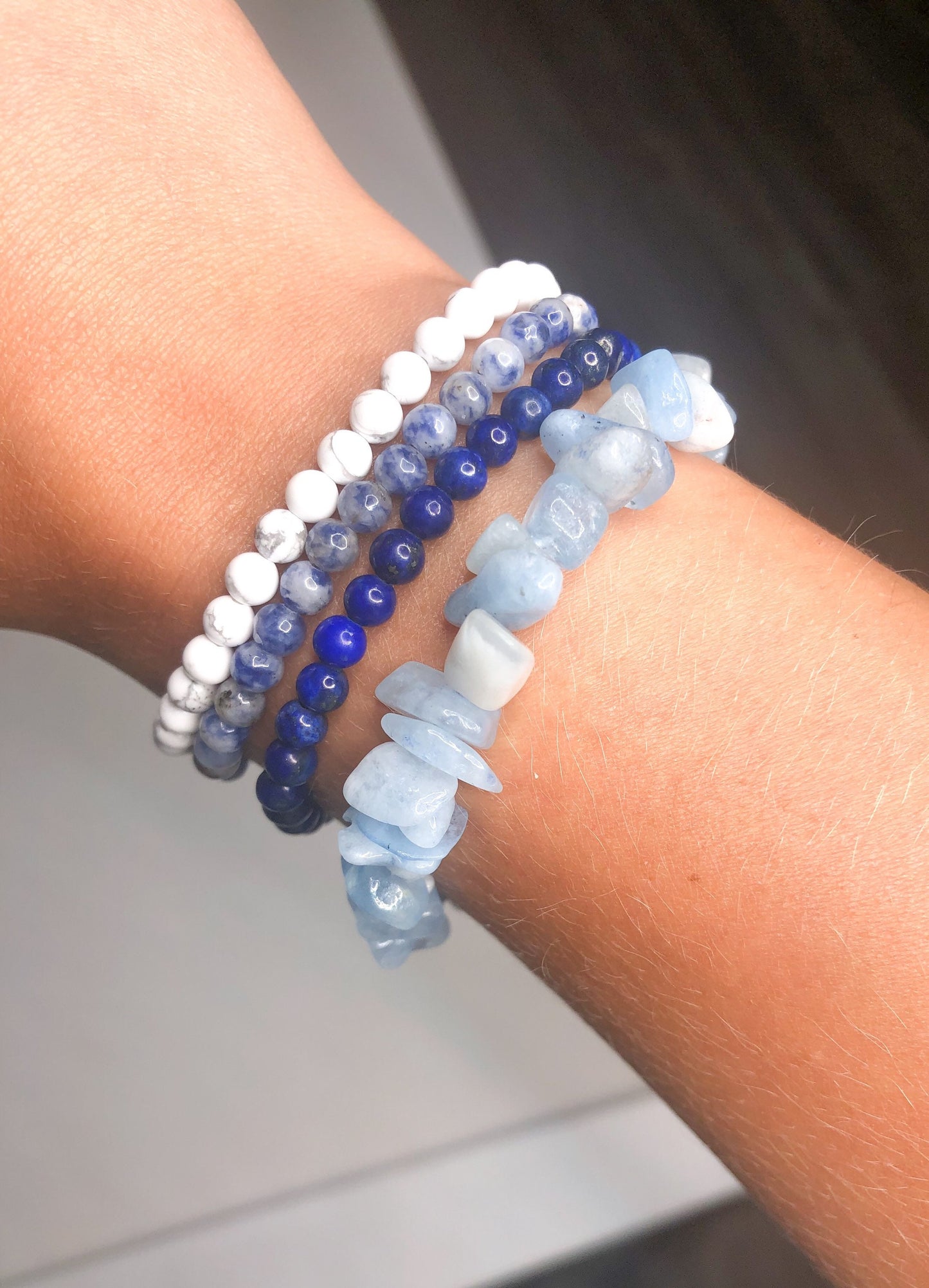 Aquamarine - Bracelet - Graviers