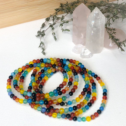 Agate multicolore - Bracelets - Petites Pierres