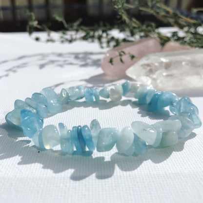 Aquamarine - Bracelet - Graviers