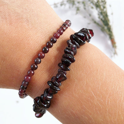 Grenat - Bracelet - Graviers