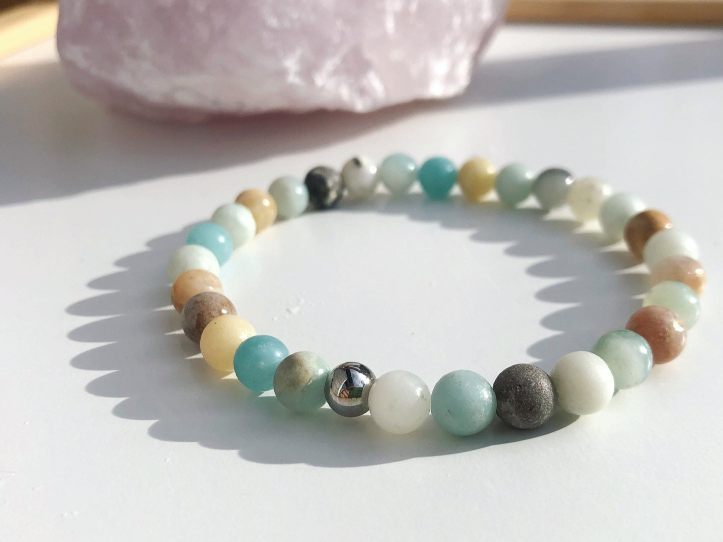 Amazonite multicolore -  Bracelet - Unisexe