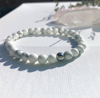 Howlite - Bracelet - Unisexe