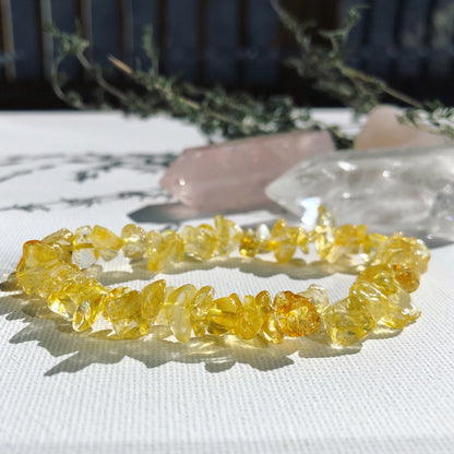 Citrine - Bracelet - Graviers