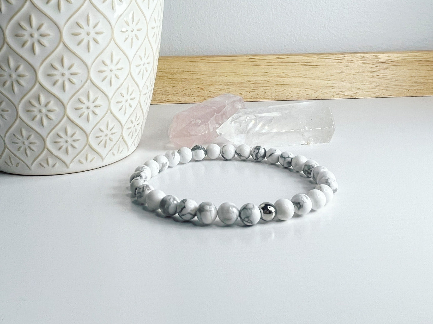 Howlite - Bracelet - Unisexe