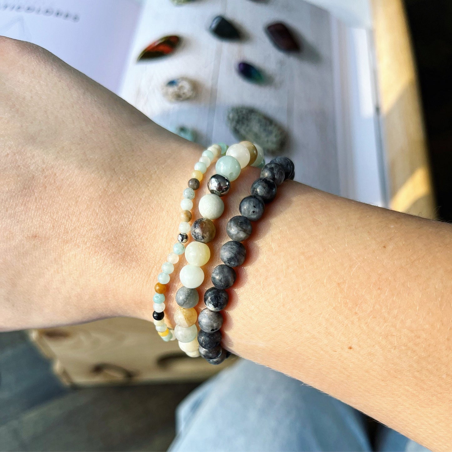 Labradorite Mat - Bracelet - Unisexe