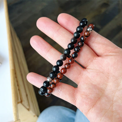 Obsidienne acajou - Bracelet - Unisexe