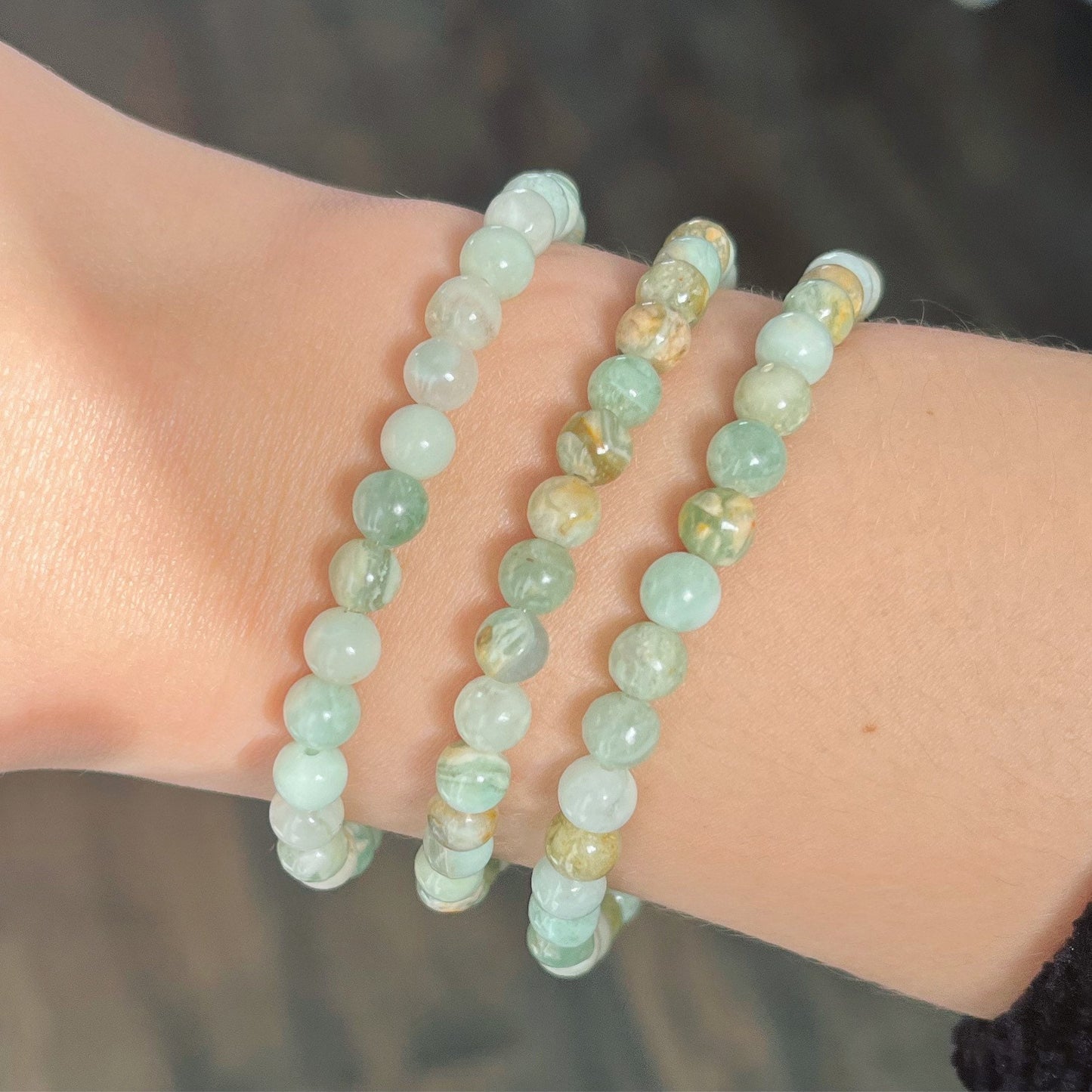 Chrysoprase  - Bracelet - Unisexe