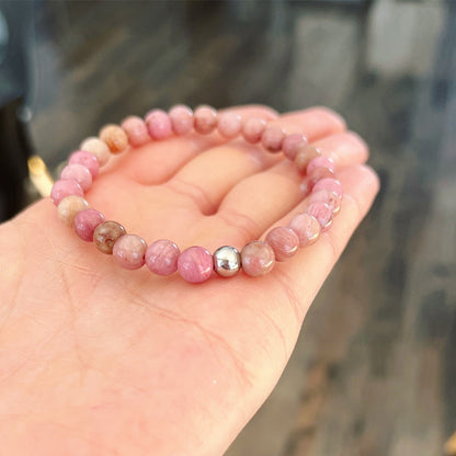 Rhodochrosite - Bracelet - Unisexe