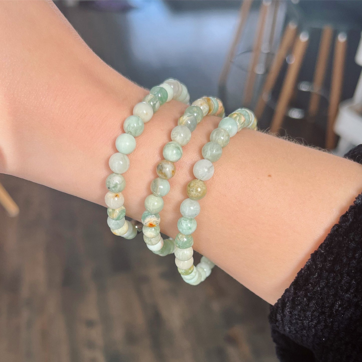 Chrysoprase  - Bracelet - Unisexe