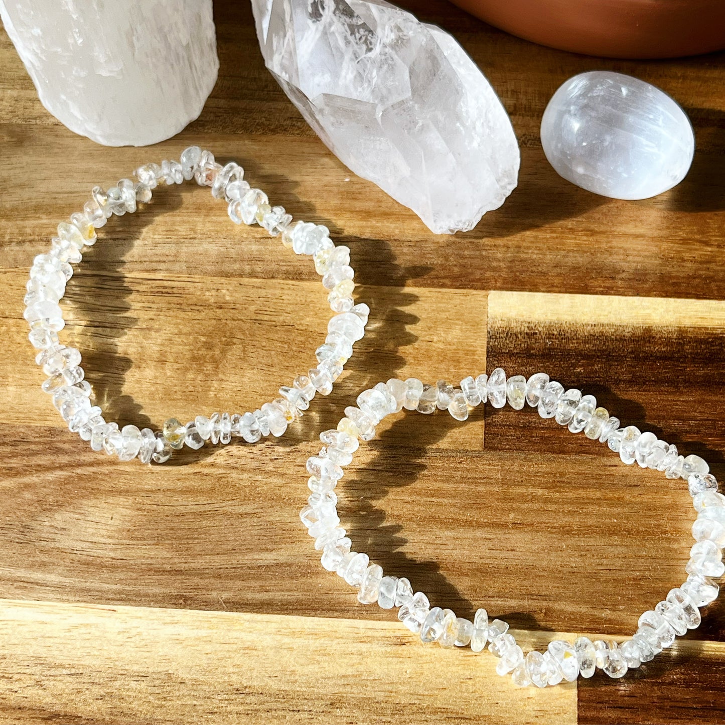 Quartz clair - Bracelet - Graviers