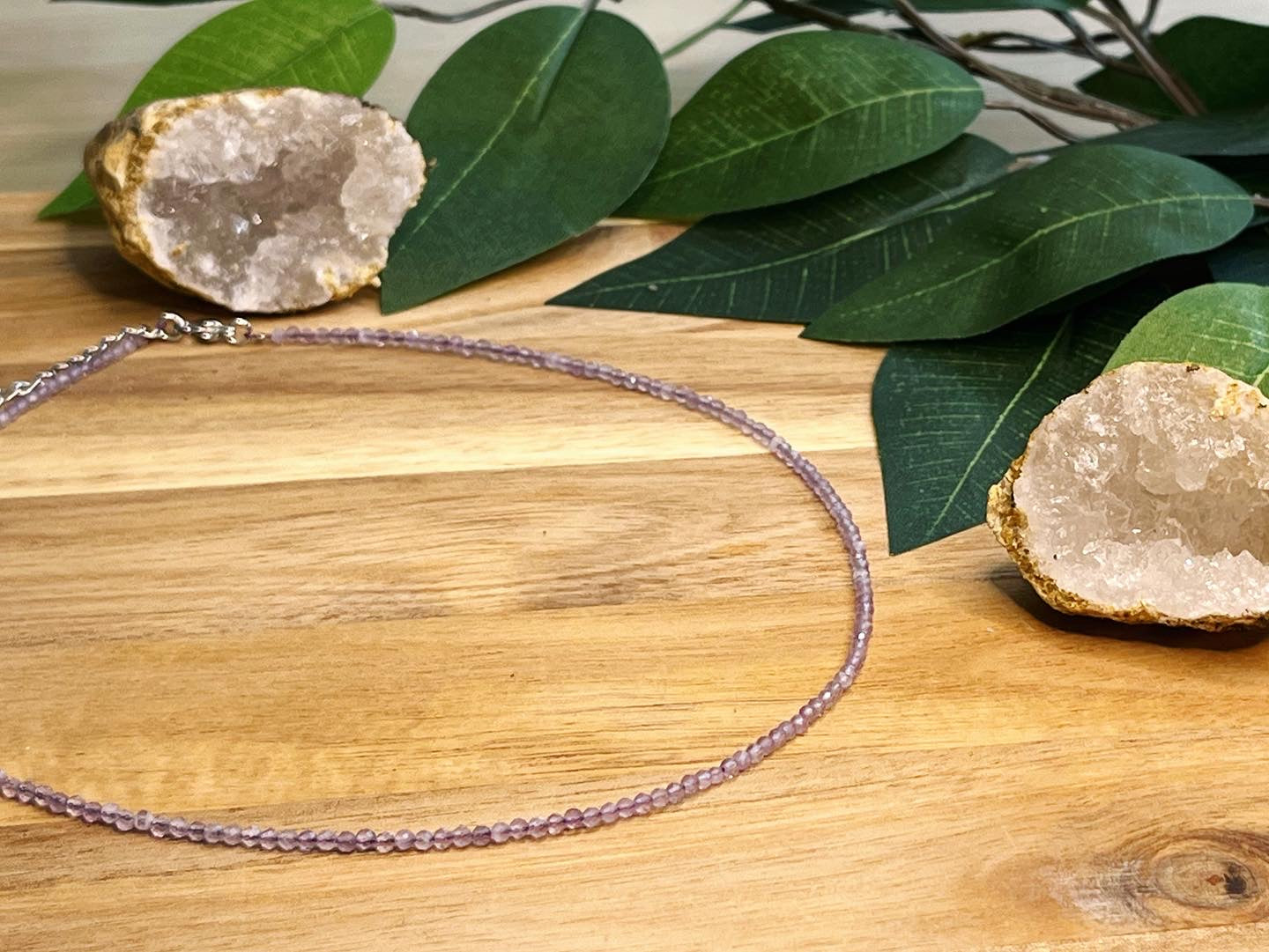 Collier « choker » - Améthyste