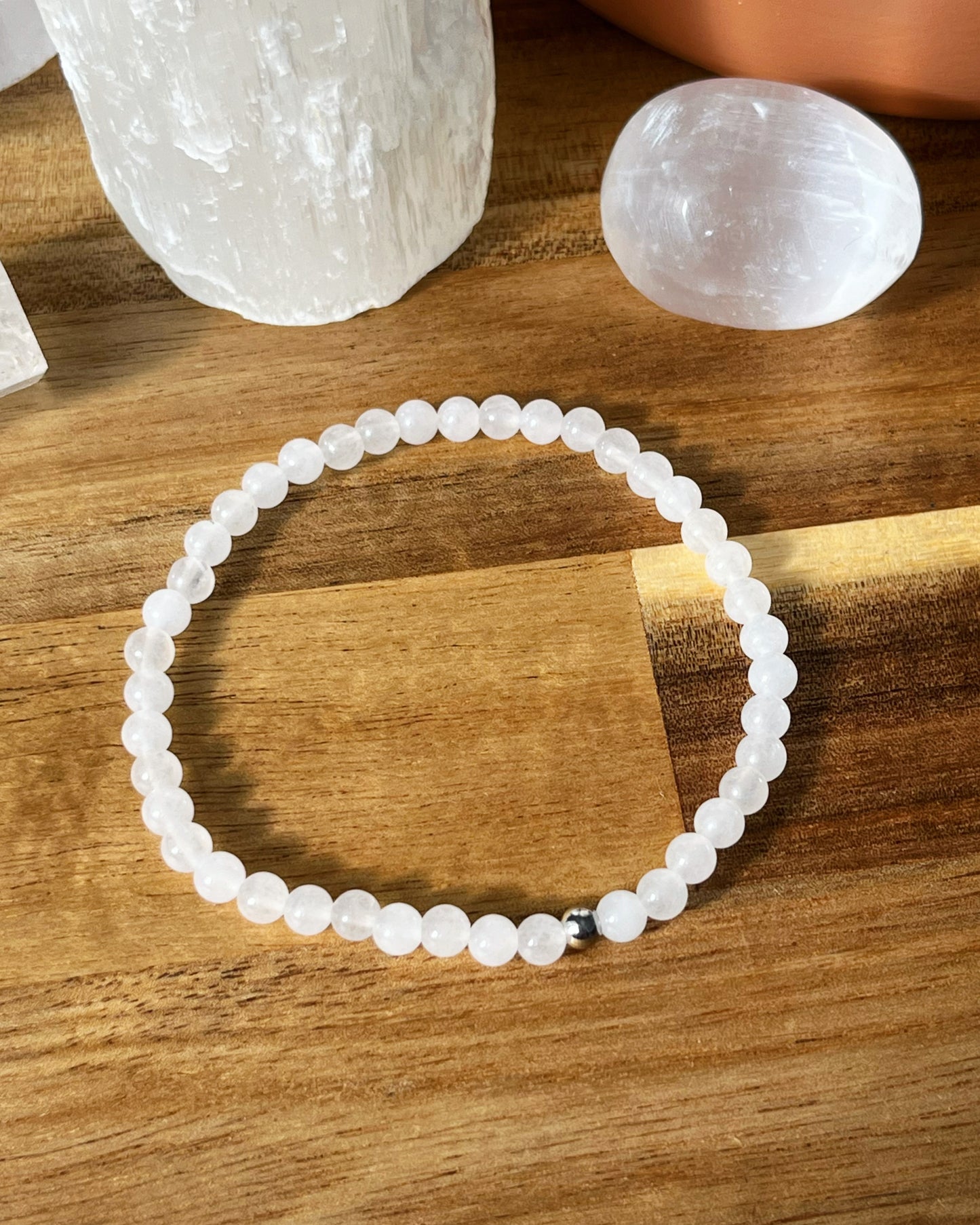 Jade blanc - Bracelets - Petites Pierres