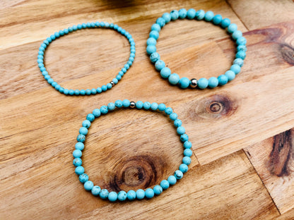 Turquoise - Bracelet - Minis Pierres