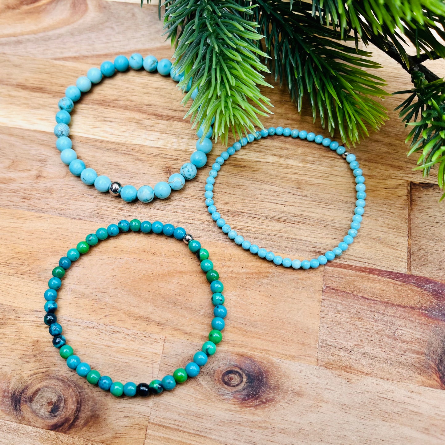 Turquoise - Bracelet - Minis Pierres