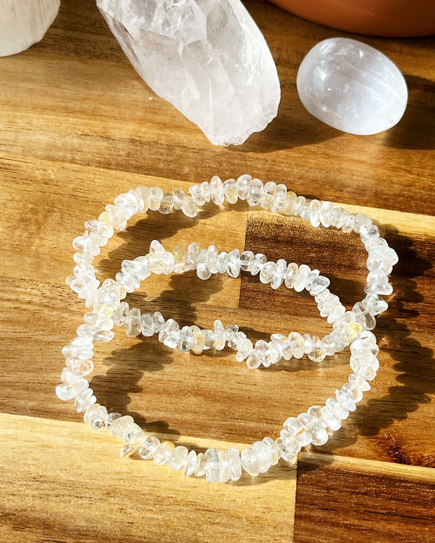 Quartz clair - Bracelet - Graviers