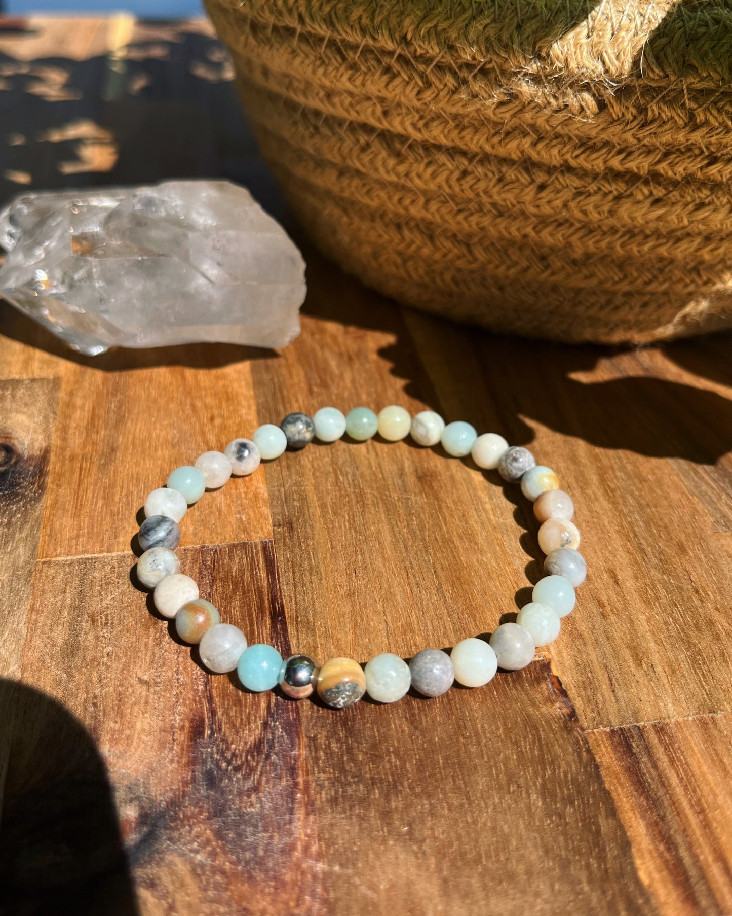 Amazonite multicolore -  Bracelet - Unisexe