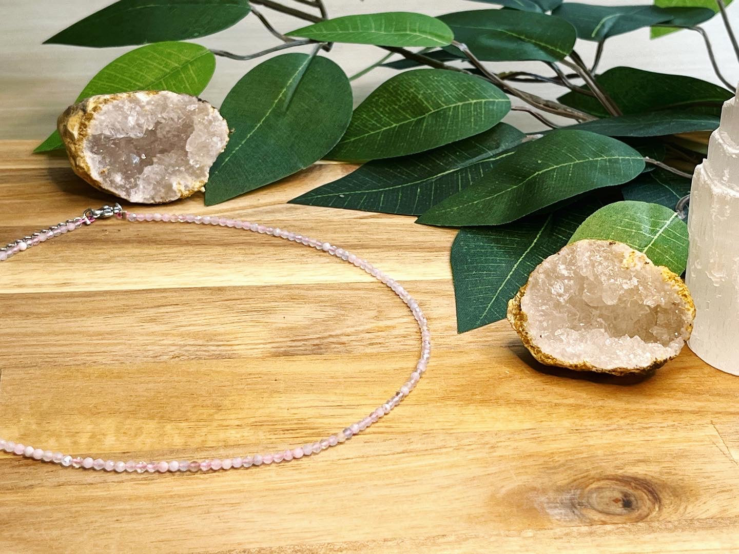 Collier « choker » - Morganite