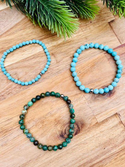 Turquoise Africaine - Bracelet - Unisexe