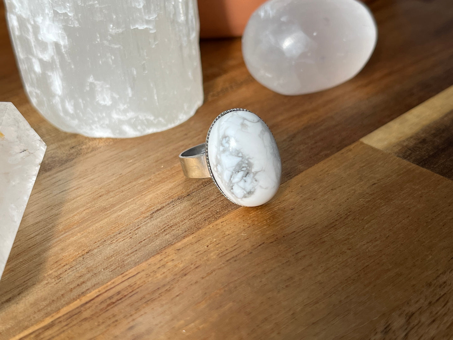 Bague Howlite