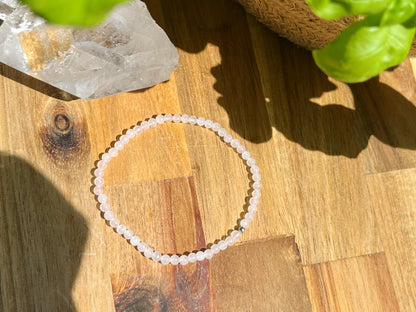 Quartz rose - Bracelet - Minis Pierres